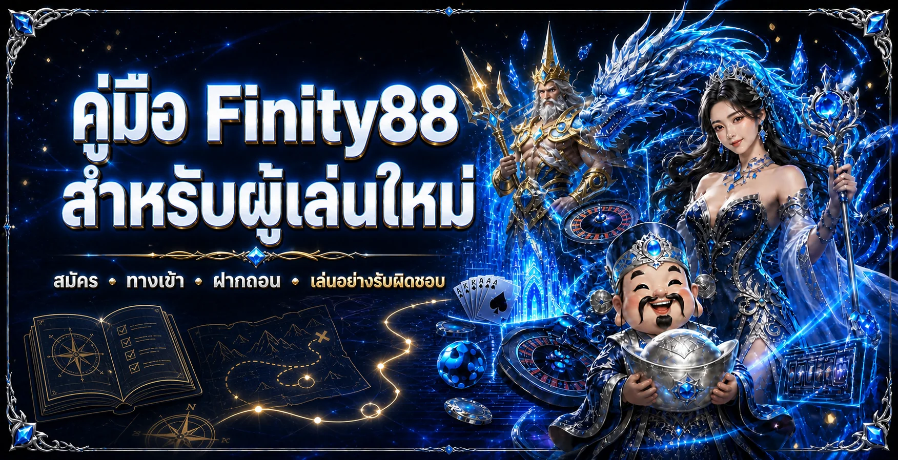 Finity88 คู่มือสมัคร ทางเข้า และฝากถอนสำหรับมือใหม่